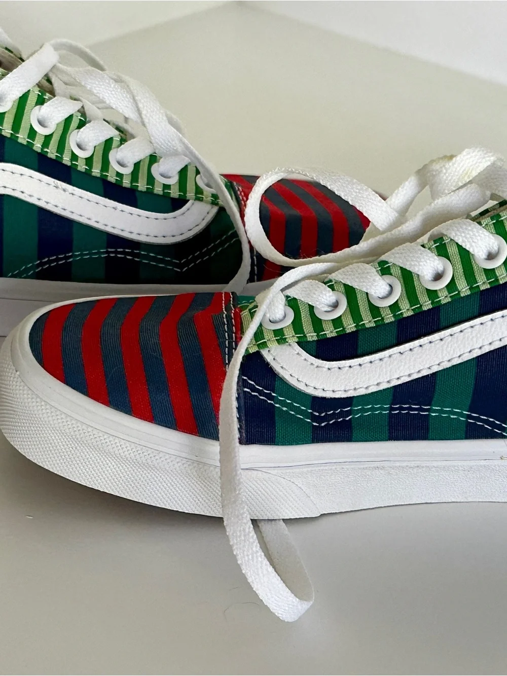 Vans Striped Fun Striped Multicolored Shoes.  Unisex